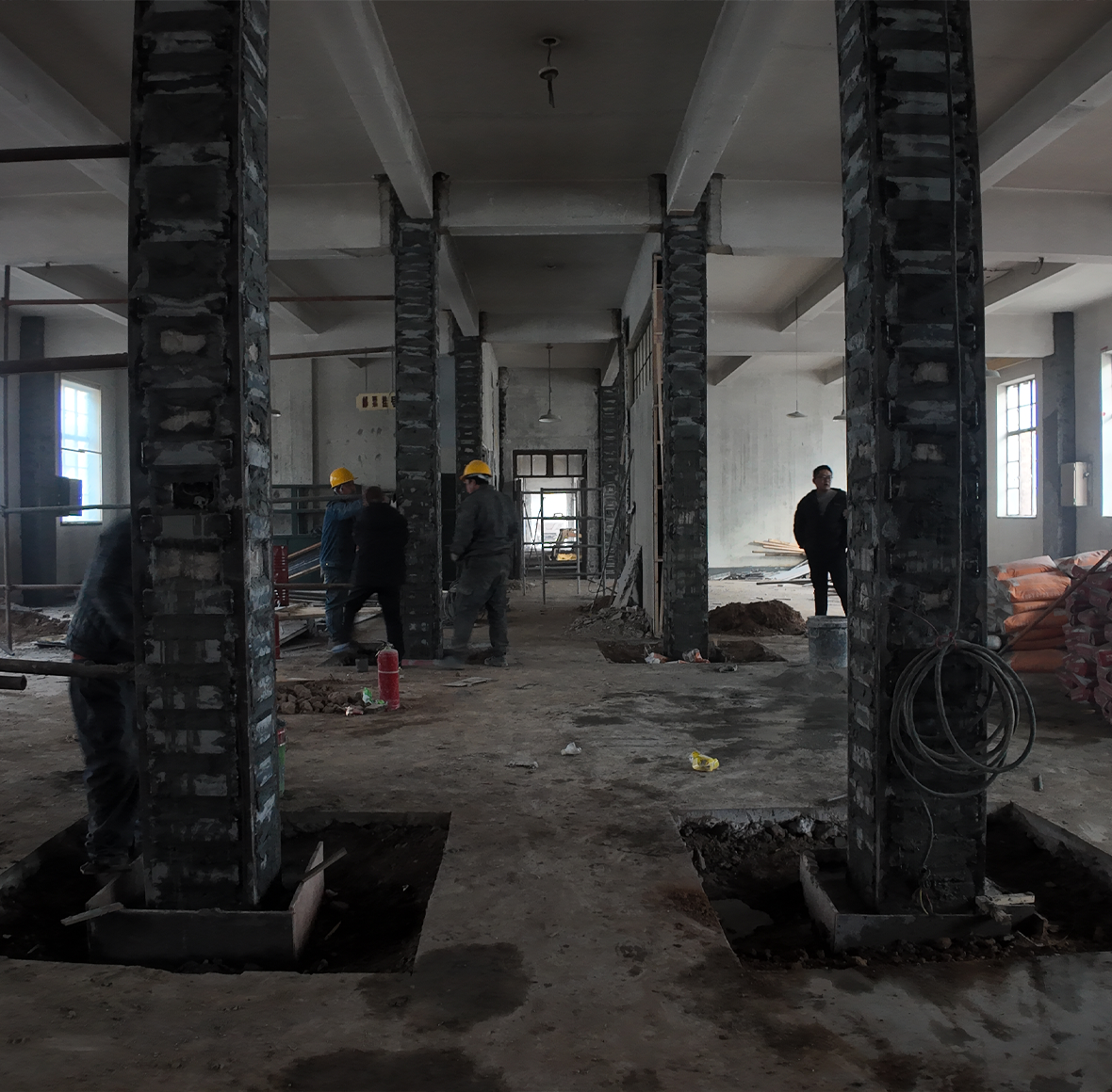 老旧厂房改造加固工程